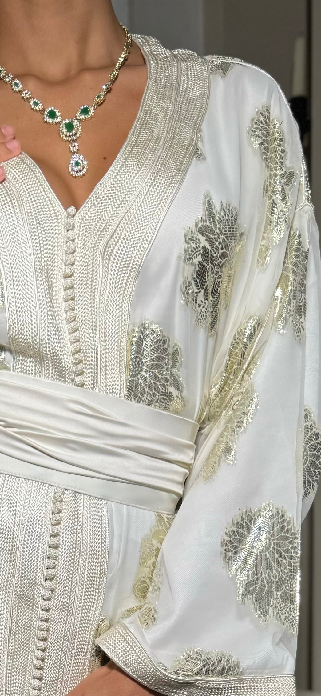 Caftan Blanc Mariage FAY