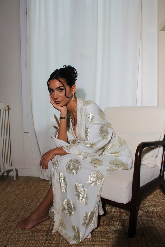 Caftan Blanc Mariage FAY